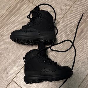 Timberland Kids Black Lace-Up Boots